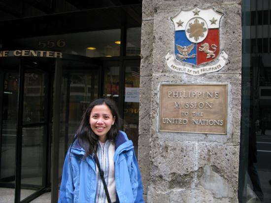 Amie at Philippine embassy
