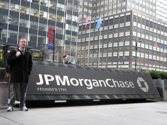 Dan at JP Morgan Chase building
