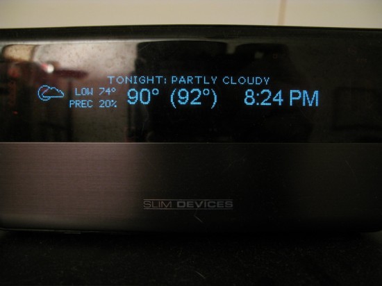 squeezebox temp reading